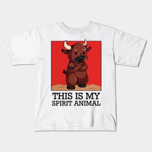 Cattle Bull Kids T-Shirt